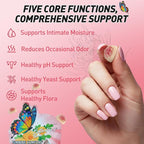 BUTTERFLY'S TEAR Women's Probiotic Gummies | 18-in-1 Feminine Comfort & Urinary Tract Support | 14 Probiotics + 4 Prebiotics | Peach Flavor | Intimate Moisture, pH Balance, Healthy Flora, 300 Chew