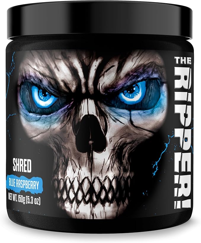 JNX SPORTS The Ripper! Fat Burner Pre Workout Powder for Men & Women Thermogenic Fat Burning & Appetite Suppressant, Boost Energy & Endurance Blue Raspberry, 30 Servings