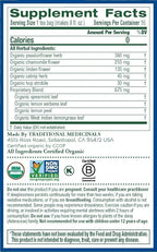 Traditional Medicinals Organic Nighty Night with Passionflower Herbal Tea, Promotes a Good Night’s Sleep, (Pack of 2) - 16 Tea Bags