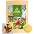 WT WEETEE Dandelion Wolfberry Tea Bags 200g 60-80 Cup, 7 Natural Herbal Ingredients Goji Berry Chrysanthemum Cassia Seed, Wolfberry & Dandelion Herbal Tea