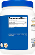 Nutricost Calcium Citrate Powder (500 Grams) (Unflavored) - Pure Calcium Citrate, No Fillers, Gluten Free (1.1lbs)