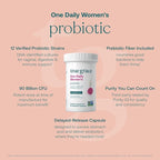 True Grace One Daily Women’s Probiotic - 60 Vegetarian Capsules - 90 Billion CFU - Digestive, Vaginal & Immune Health - Gluten & Soy Free - 60 Servings