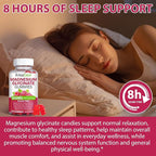 Magnesium Glycinate Gummies with L-Threonate,240 Count High Absorption Sugar Free Magnesium Potassium Supplement for Relaxation, Stress Relief, and Sleep Support for Adults & Kids