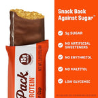 Munk Pack Peanut Butter Cup Probiotic Keto Protein Bars | 15g Plant Protein, 1g Sugar, 4g Net Carbs | Non-GMO, Plant-Based, Low Sugar, Gluten-Free Snacks | 12 Count