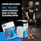 Evlution Nutrition Creatine 5000 - Supports Faster Recovery Lean Muscle Growth & Performance - Pre & Post Workout Powder - 5000mg Pure Creatine Monohydrate Per Serving - 60 Servings - Unflavored