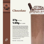 Keto Chow Chocolate | Keto Meal Replacement Shake Powder | Nutritionally Complete | Low Carb | Delicious Easy Meal Substitute | Protein Rich You Choose The Fat | Single Meal Sample