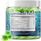 duwhot Vegan Omega-3 Gummies for Women, Algae DHA & EPA 1000mg, with CoQ10, Astaxanthin, Fish Oil Supplement Alternative for Adults, Heart & Brain Health, 60 Count