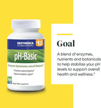 Enzymedica, pH-Basic, Includes Digestive Enzymes, Nutrients & Herbs, Supports Healthy Digestion & pH Balance, 90 Count - FFP