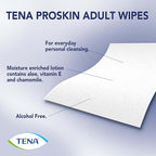 TENA ProSkin Ultra Body Wipes for Adults, 48 Count (Pack of 1), White