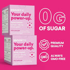 EBOOST Super Powder Drink Mix - Pink Lemonade 0.2 oz 20 Pack Hydration Energizer Electrolytes Powder - 13 Vitamins & Minerals - 110 mg Caffeine - 0 Added Sugar - No Artificial Flavors or Sweeteners