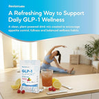GLP-1 Support Drink Mix Powder - Weight Loss Support Natural Appetite Suppressant & Metabolic Booster for Women Men - Daily Fat Burn Cravings Control & Gut Health GLP1 Support Supplement