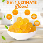 Magnesium Glycinate Gummies 100mg for Kids and Adults - Glicinato de Magnesio