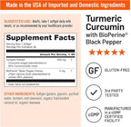 NatureWise Turmeric Curcumin 500mg with Black Pepper Softgels - Extra Strength, Enhanced Absorption - 95% Curcuminoids & BioPerine for Immune Support - Gluten-Free, Non-GMO - 30 Count[1-Month Supply]