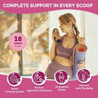 DRFOSTER Multi Collagen Peptides Powder for Women - Type I, II, III, V, X, Hydrolyzed Collagen Powder with Beauty Complex, Vitamin C & Biotin for Skin Hair Nail Joint, Non-GMO, 35 Servings