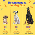 Dr Jay's Romps Dog Multivitamin Chews - Collagen Type II for Joint, Skin & Coat Support - Daily Dog Vitamins & Supplements for Immune & Digestion Health - Soft Chews for All Life Stages - 30 Count