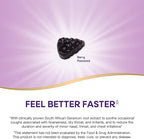Nature's Way Sambucus Cough Relief +(1) Immune* Elderberry Gummy, Clinically Proven South African Geranium Root Extract(1), Elderberry Extract, Vitamin C & Zinc, 36 Gummies (Packaging May Vary)