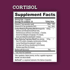 Cortisol Supplements for Women & Men | Ashwagandha Extract, Rhodiola & Adrenal Support Blend | Cortisol Manager & Reducer for Stress, Mood & Sleep Calm | Cortisol Health with Adaptogens, 30 Count