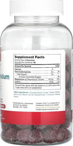 Chapter One Magnesium Gummies, High Dose Magnesium for Kids, Calm Kids Magnesium, Magnesium Gummies for Women and Men, Certified Kosher (Raspberry 120 Count)
