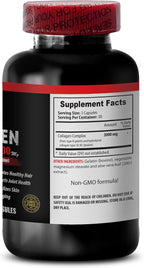 joint support supplements for women - COLLAGEN COMPLEX 3000MG - NATURAL AND POWERFUL - GOOD FOR JOINTS AND SKIN - collagen peptides multi, hydrolyzed collagen peptides capsules, 2 Bot 180 Capsules
