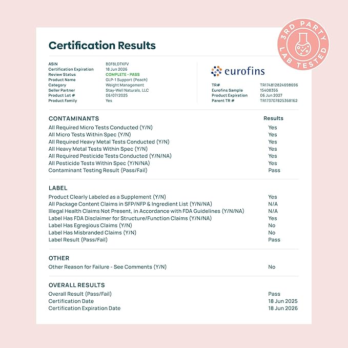 GLP-1 Supplement | Natural GLP-1 Production | GLP 1 Booster Drink Mix to Control Appetite and Cravings | Great Tasting Metabolic Support - Yerba Mate, Garcinia Cambogia, Berberine [Peach]