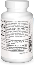 Planetary Herbals Ashwagandha, Full Spectrum 570 mg Rejuvenating Tonifier - 60 Tablets