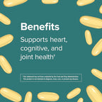 Webber Naturals Fish Oil 2850 mg, High Potency, 1,800 mg Omega-3 per Serving, 120 Clear Enteric Softgels, No Fishy Aftertaste, Ultra-Purified, Supports Heart, Cognitive, and Joint Health