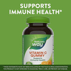 Nature's Way Vitamin C Gummies, Support Immune Health*, Antioxidant, 250 mg per 2-gummy Serving, Gummy Vitamins, Orange Flavored, 120 Gummies