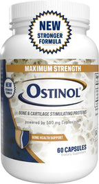 ZYCAL Ostinol Maximum Strength 500 mg (New and Improved Ostinol 450 mg) - Bone & Joint Supplement for Intense Bone Loss and Joint Dysfunction - 60 Capsules