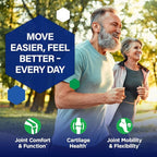 BioTrust Joint 33X Advanced 3-in-1 Joint Support Supplement - Healthy Flexibility, Mobility Relief & Comfort - Boswellia Serrata, Type II Collagen, Hyaluronic Acid - 30 Capsules