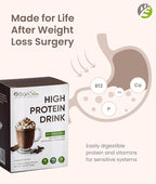 BariSlim High Protein Shake - Delicious & Nutritious Meal Replacement Shake - Low Sugar & Carb - Formulated for Bariatric Patients & Post-Weight Loss Surgery Support | Hot Chocolate (9 oz)