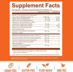 GOBIOTIX Vitamin C - Immune Defense Support Supplement - Immunity Powder Wellness Booster - Vegan Superfood - Elderberry, Turmeric, B12 Vitamin Supplement, Non-GMO and Sugar Free (Orange)