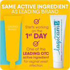 Lagicam 3 Day Yeast Infection Treatment for Women, Start Working on The 1st Day, Miconazole Nitrate, Antifungal Vaginal Cream for Itching and Irritation, 3 Disposable Applicators & Cream (Pack of 3)