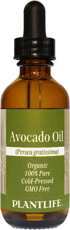 Plantlife Avocado Carrier Oil - Cold Pressed, Non-GMO, and Gluten Free Carrier Oils - for Skin, Hair, and Personal Care - 2 oz