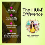 HUM Flatter Me Extra Strength Digestive Enzymes for Women, Men, Digestive Gut Bloating Supplement, Ginger, Peppermint Leaf, Fast Acting Anti Bloat Pills Multi Enzyme for Debloating, 60 Capsules
