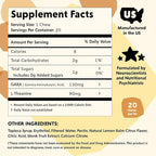 PYM Citrus Mood Chews Support for Stress, Worry & Overwhelm, 60 Count | 130mg GABA, 90mg L-Theanine | Vegan, Non-GMO, Gluten-Free, No Added Sugar | All-Natural Mood Balance Supplement Made in USA