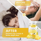 softbear Potassium Gummies for Adults, Sugar-Free Potassium Magnesium Supplement with Vitamin B6 CoQ10 for Muscle Cramps Vegan Pineapple Flavor 120 Gummies