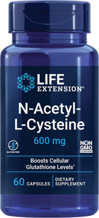 Life Extension Two-Per-Day Multivitamin, Vitamins B, C, D, zinc, 25 Vitamins, Minerals & extracts, 120 Capsules Bundle with N-Acetyl-L-Cysteine (NAC) 600 mg, 60 Capsules