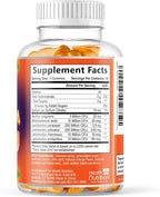 Probiotic Gummies - Advanced Multi-Strain Probiotic Formula - Gut & Digestive Health Support Gummy - Bacillus Coagulans 5 Billion CFU Per Serving, Daily Acidophilus Probiotics Supplement - 120 Gummies