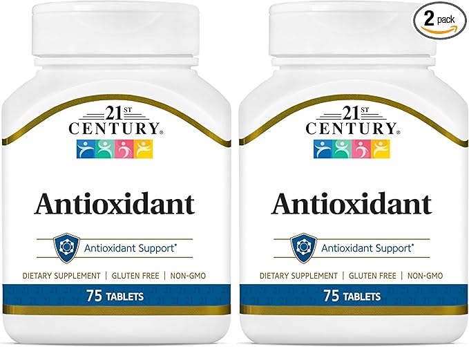 21st Century Ace Antioxidant Tablets, 75Count (Pack of 2)