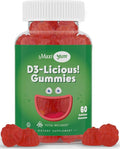 Maxi Health Vitamin D Gummies – 1000 IU Vitamin D3 Gummies – Supports Immune System, Bone & Muscle Wellness – Vegan, Kosher, Cherry Flavor, 60 Count