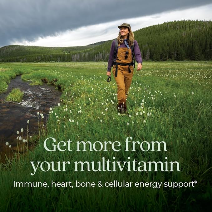 New Chapter Women’s Multivitamin 55+, Astaxanthin, B6, B12, D3, Vitamin C & Zinc, Immune, Heart, Cellular Energy, and Bone Support, Gentle on The Stomach, One Daily, Non-GMO, Gluten-Free, 96 Tablets