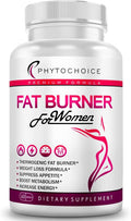 Fat Burner for Women with Raspberry Ketones, Green Tea & African Mango – Best Diet Pills that Work Fast for Women, All-Natural Weight Loss Supplements Supports Metabolism & Belly Fat Burn, 60 Capsules