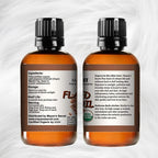 Pure Carrier and Essential Oils for Skin Care, Hair, Body Moisturizer for Face-Anti Aging Skin Care (Flax Seed Oil Organic, 4oz)