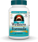 Source Naturals Wellness Formula Bio-Aligned Vitamins & Herbal Defense for Immune System Support - Dietary Supplement & Immunity Booster - 60 Capsules