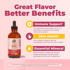 MaryRuth's Organic Liquid Zinc Supplement for Kids & Adults | Immune Support | Skin Health | Antioxidant | Cellular Metabolism | Zinc Sulfate | Vegan | Non-GMO | Sugar Free | Gluten Free | 4 oz