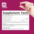 HERBENENERGYflow Red Clover Capsules, 90 Count. Women Health Supplement | Women’s Health Support, Menopause Support & PMS Relief. | Non-GMO, Vegetarian Capsules w/Black Cohosh Dong Quai.