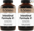 Dr. Schulze's Intestinal Formula #1 - Bowel Movement Supplement for Colon Health Support - Bloating & Constipation Aid - Intestinal Cleanse - All-Natural - Plant-Based - Vegan - 250 Count - 2 Pack
