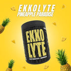 Ekkovision Ekkolyte Electrolytes and Minerals Powder, 50 MG Vitamin C & 155 MG Magnesium for Hydration Support, Essential Electrolytes for Women and Men, Pineapple Paradise Flavor, 60 Servings