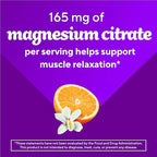 vitafusion Magnesium Gummy Supplement, Bring calm to your vitamin routine, Tropical Citrus Flavor, 60 Gummies