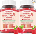 2 Pack Liposomal 3000mg Urolithin A Gummies Complex CoQ10, Resveratrol, L-Carnitine, Quercetin, Astaxanthin | 7-in-1 Mitochondrial Support Supplement for Cellular Support, Vitality & Wellness Aging